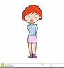 Funny Female Clipart Image