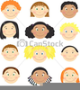Free Clipart Of Kids Faces Image