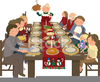Holiday Feast Clipart Image