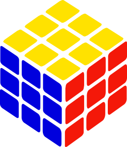 Rubik S Cube Simple Clip Art