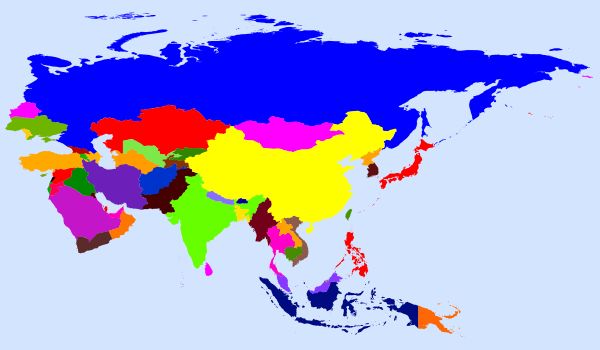 world map vector art. World Map Colored