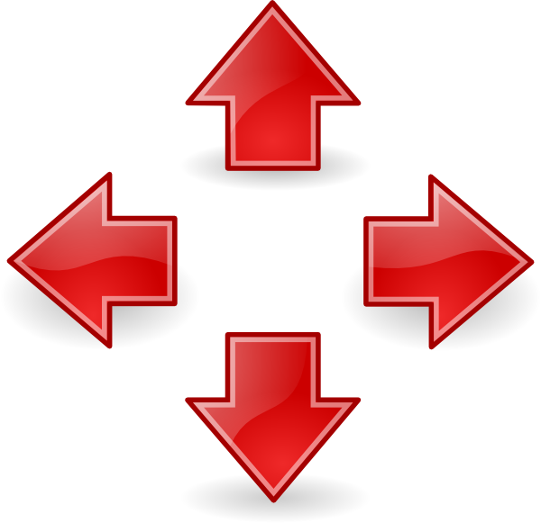 clipart red arrow pointing right - photo #50