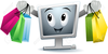 Online Shopping Clipart Image