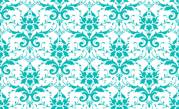 Tiffany Blue Damask Clip Art At Clker Com Vector Clip Art Online Royalty Free Public Domain