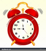 Ringing Alarm Clock Clipart Image