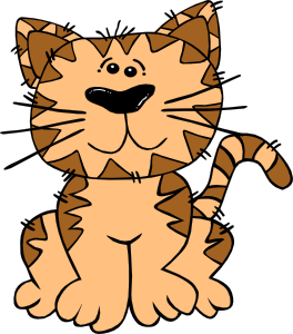 Animated Cute Cats on Cartoon Cat 2 Clip Art   Vector Clip Art Online  Royalty Free   Public