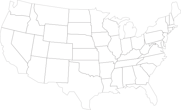 clip art map of the united states free - photo #41