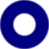 Doughnut Blue Symbol Clip Art