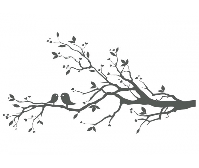 clip art tree bird - photo #40