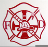 Maltise Cross Firefighter Clipart Image