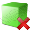 Cube Green Delete Image