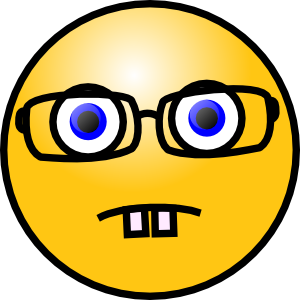 Smiley Face With Glasses Clip Art