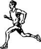 Animated Athlete Clipart Image