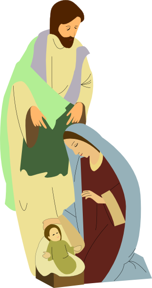free christian clipart nativity scene - photo #3
