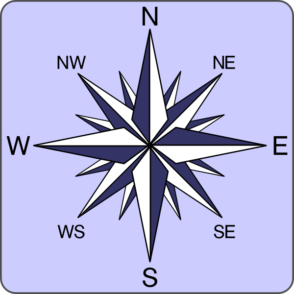 compass rose clipart free - photo #17