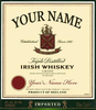 Irish Whisky Label Image