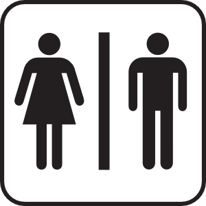 Men Women Bathroom Clip Art