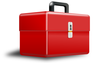 Red Metal Tool Box Clip Art