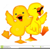Free Ducklings Clipart Image