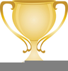 Free Basketball Trophy Clipart Image