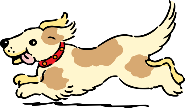 Happy Running Dog Clip Art. Happy Running Dog · By: OCAL 7.3/10 16 votes