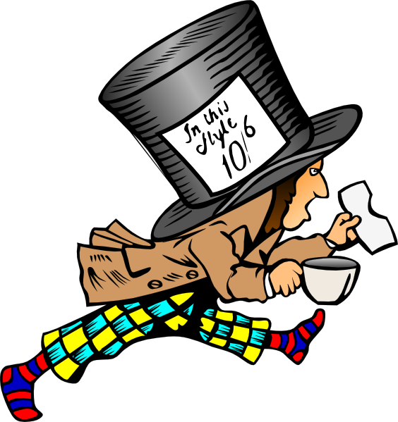 mad hatter hat clipart - photo #5