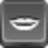 Free Grey Button Icons Hollywood Smile Image