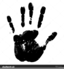 Free Baby Handprint Clipart Image