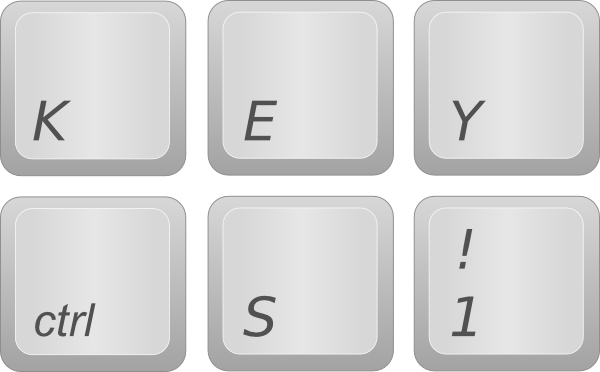 keyboard key clip art free - photo #10