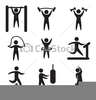Royalty Free Fitness Clipart Image