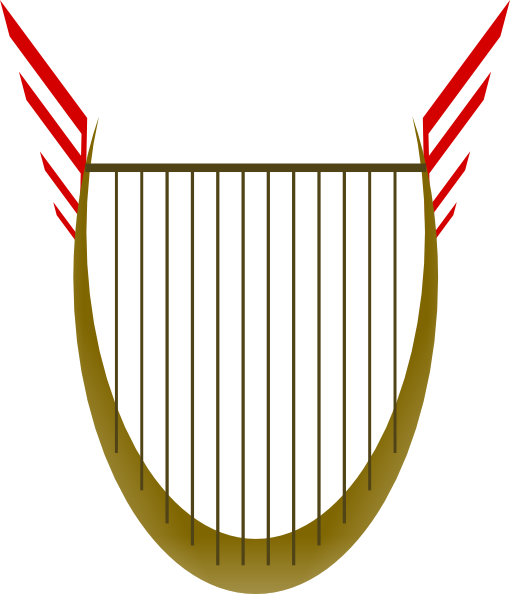 music lyre clipart - photo #13