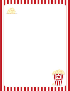 Free Clipart Popcorn Candy Image