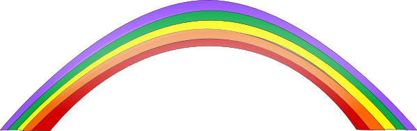 Rainbow Clip Art at  - vector clip art online, royalty