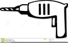 Electric Drill Clipart Image