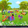 Free Clipart Children Playing Image