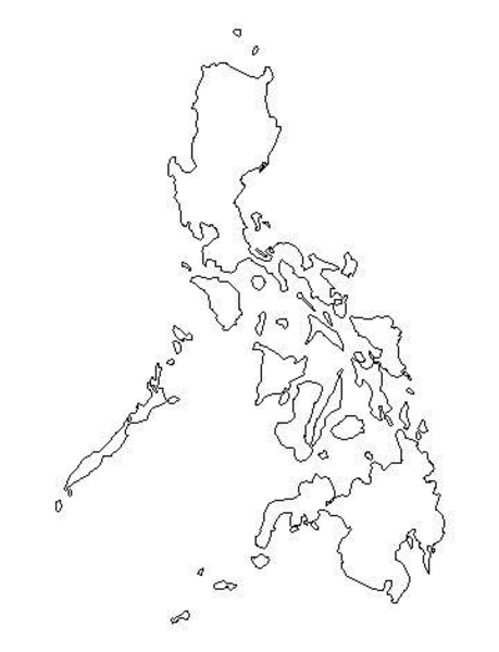 philippine map clipart black and white - photo #4