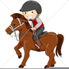 Horseback Riding Clipart Image