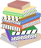 Stack Of Books, Taller Clip Art