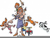Clipart Of Stressed Mother Image