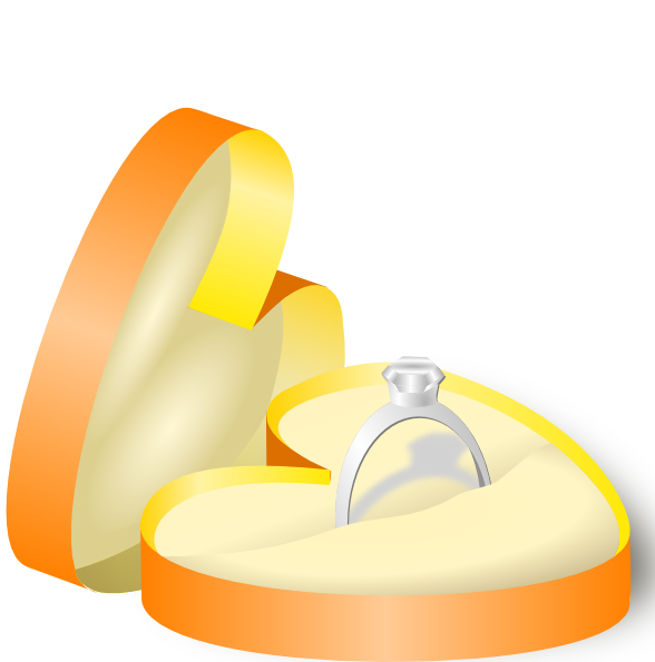 Rockraikar Wedding Ring In A Box clip art