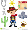 Free Cowgirl Baby Shower Clipart Image