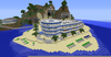 Minecraft Beach Hotel Image