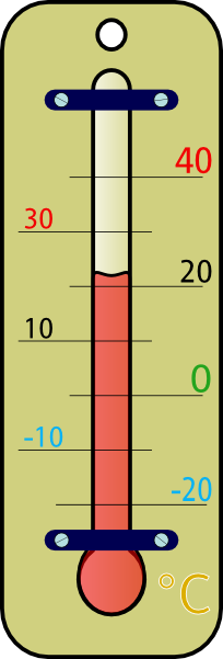 thermometers clip art. Room Thermometer With Celsius