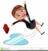 Clipart Of Person Slipping On Ice Image