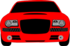 Red Race Car Clip Art