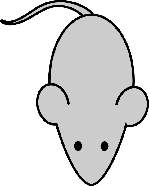 mouse clip art outline - photo #21