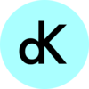 Dk Logo On Light Blue On Circle Clip Art