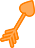 Orange Arrow Clip Art