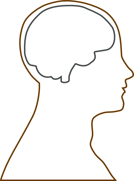 Head With Brain Clip Art