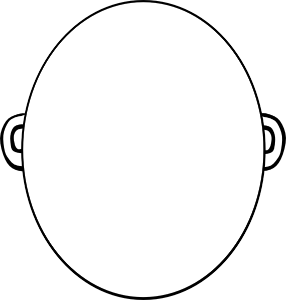 clip art human face outline - photo #20